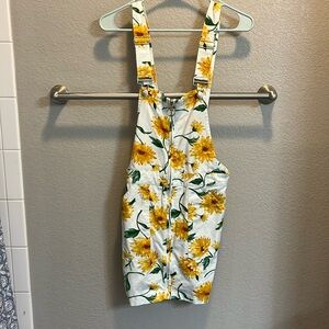 Sunflower overall dress